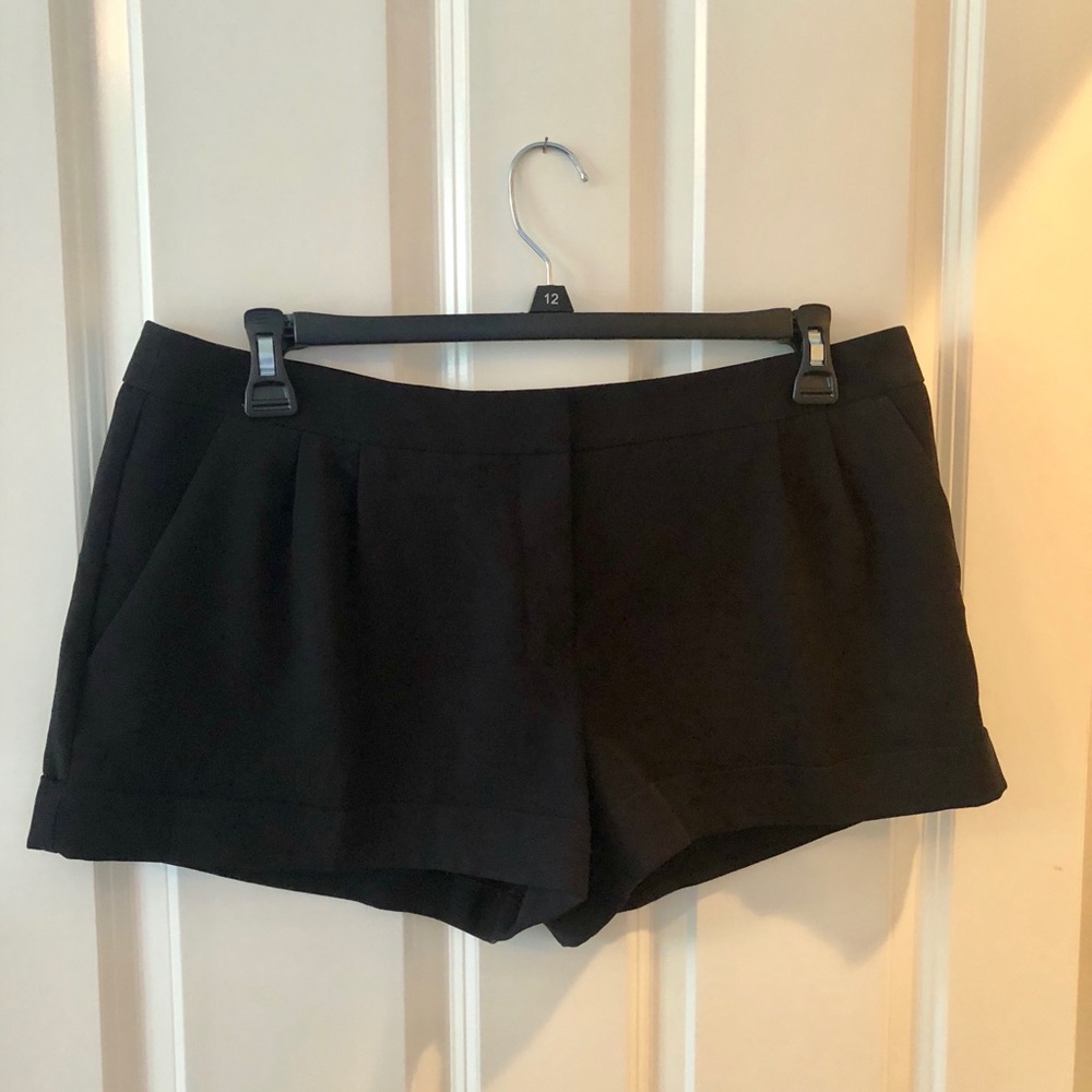Express pleated dress shorts